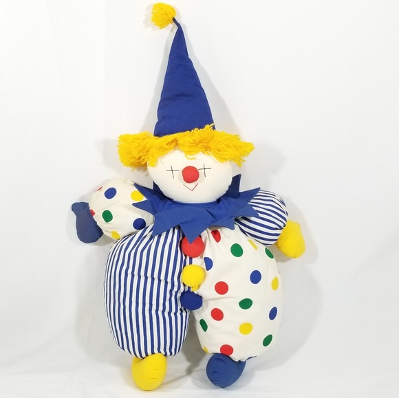 Pier 1 Other - Pier 1 Import 32"x21" Plush Stuffed Circus Clown